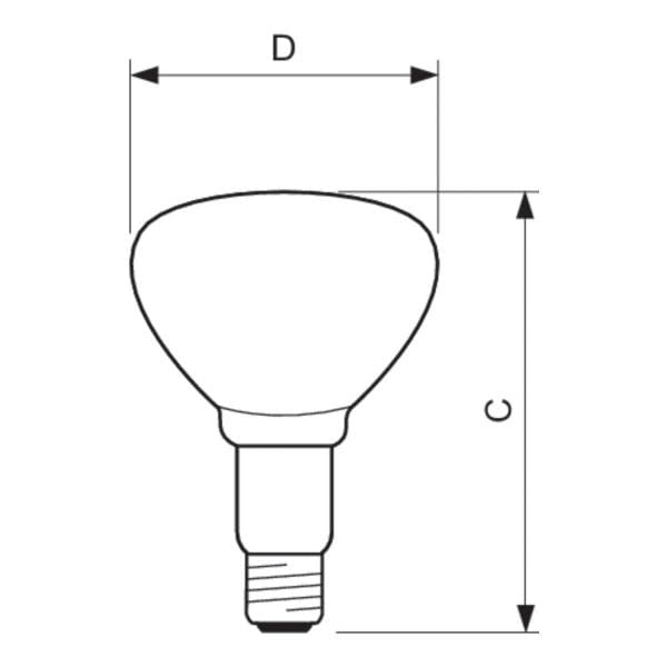 PHILIPS — Lampe infrarouge blanche 250 W E27 – Image 2