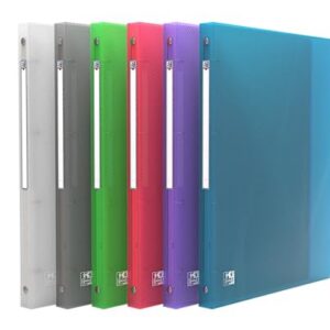 CLASSEUR OXFORD HAWAI A4 D20 4AN -O PP TRANSLU ASSORTI PAV