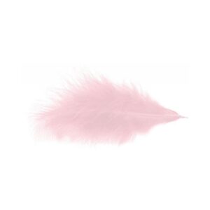 Chaks 0702-32, Pochette 10g de plumes 5-10cm, Rose Pastel