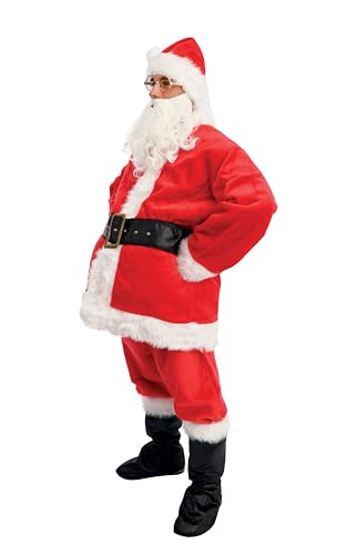 P'TIT CLOWN — Costume Père Noël Complet Rouge – Image 2