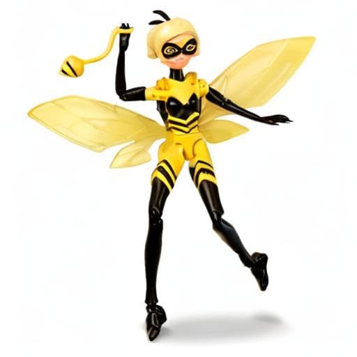 BANDAI Miraculous Ladybug — Mini-poupée Queen Bee 12 cm – Image 5