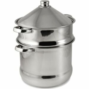 340971 Couscoussier Tajine 14 L Inox Argenté