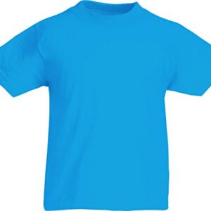 Fruit of the Loom Lot de 10 T-shirt Bleu Bleu clair l