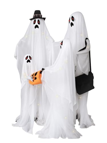 P'TIT CLOWN — Famille de 4 Fantômes Sonore et Lumineuse 160cm – Image 2