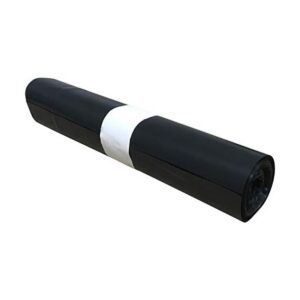 100 Sacs Poubelle Grande Capacité 110L - Lien de Fermeture, Ultra Résistant, Anti-Fuites, Noir Opaque - 5 Rouleaux