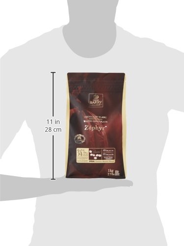 CACAO BARRY Zéphyr — Chocolat Blanc Pistoles 1 kg – Image 6