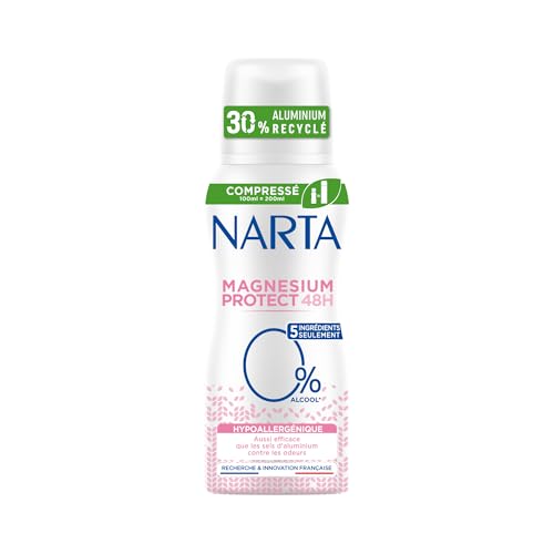 Narta - Déodorant Spray Compressé - Magnesium Protect Hypoallergénique - Lot de 6 x 100 ml – Image 2