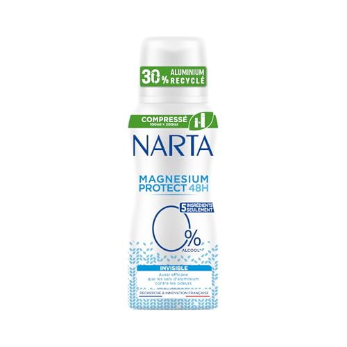 Narta - Déodorant Spray Compressé - Magnesium Protect Invisible, Lot de 6 x 100 ml – Image 2
