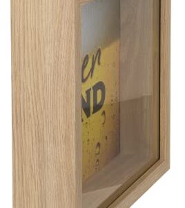 Alternative view of TIRELIRE — Cadre en bois motif bière 20 x 20 cm