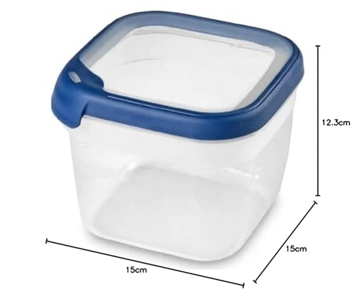 CURVER — Boîte alimentaire carrée 1,8L bleue – Image 4