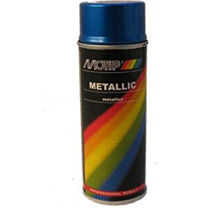 BOMBE DE PEINTURE MOTIP PRO METAL BLEU AEROSOL 400ml (04044)