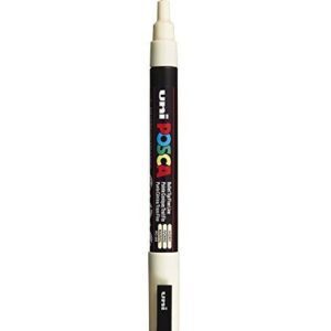 UNI-BALL Posca Marqueur peinture PC-3 M – Ivoire – Stylo simple