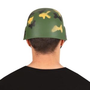 Alternative view of P'TIT CLOWN — Casque de militaire adulte kaki