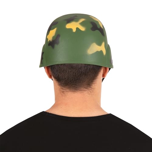 P'TIT CLOWN — Casque de militaire adulte kaki – Image 2