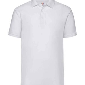 Fruit of the Loom 65/35 Polo, Blanc, L (Lot de 3) Homme
