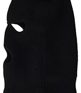 KOPFHAUBE BALACLAVA POLYACRYL 3-LOCH SCHWARZ