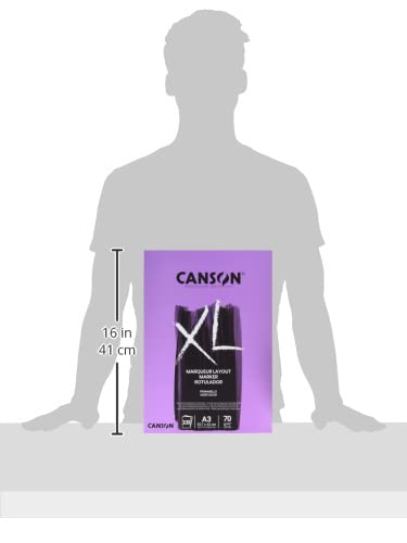 CANSON XL Marker — Bloc papier semi-transparent A3 100 feuilles – Image 3