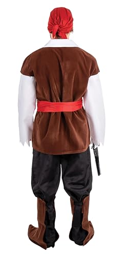 P'TIT CLOWN — Costume pirate adulte XS – Image 2