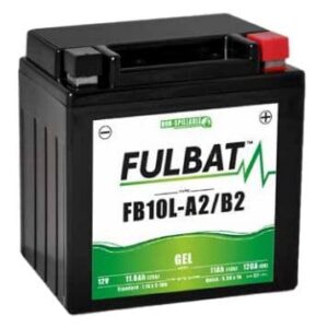 FULBAT BATTERIE MOTO FULBAT GEL FB10L-A2 / YB10L-A2 12V 11,6AH 120A