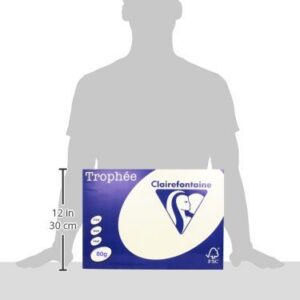 Alternative view of Clairefontaine Trophee Ramette de 500 feuilles papier couleur 80 g A3 Ivoire