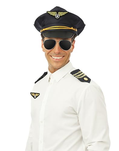 P'TIT CLOWN — Set d’Accessoires Police d’Avion Adulte – Image 2