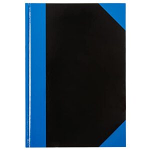 Idena Kladde liniert 96 Blatt 70g/m² schwarz/blau DIN A5