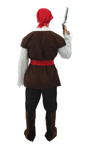 P’TIT CLOWN — Costume Pirate Homme Taille S/M – Image 2