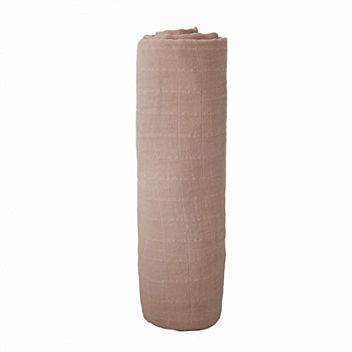 MUSHIE — Couverture d'emmaillotage en mousseline 0-3 mois — Pale taupe – Image 3