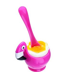 COQUETIER et CUILLÈRE FLAMAND ROSE Flamingo - Joie