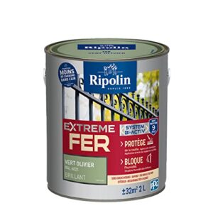 RIPOLIN - Peinture Monocouche pour Murs, Plafonds, Boiseries et Radiateurs - Opacité optimale en une seule couche - Blancheur renforcée - Finition parfaite même sur boiseries - Lessivable et facile d'