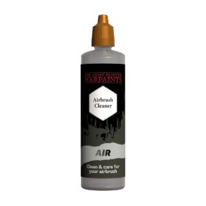 The Army Painter Nettoyant pour aérographe, flacon compte-gouttes de 100 ml de nettoyant pour peinture acrylique, pour aérographe, nettoyage, restauration et peinture de figurines Wargaming