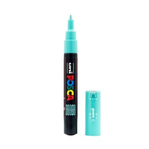 uni-ball Marqueur Uni Posca 186767 - Pointe ogive extra fine - 0,7 mm - Vert aqua