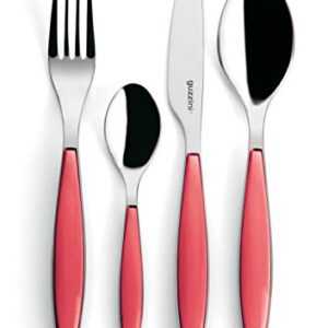24-PIECE CUTLERY SET FEELING - Clear Red