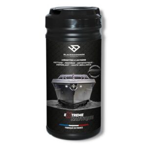 POT 80 LINGETTES 5 actions BLACKDIAMONDS NAUTIQUE Nettoie, protégé, fait briller, déperlant, anti statiqu MICRO FIBRE INCLUSE