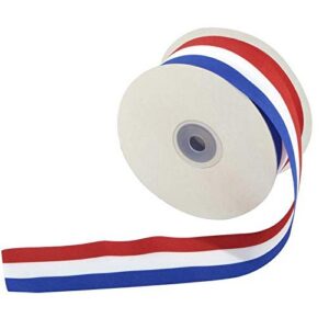 Artificielles Bande abrasive tricolore Rouge/blanc/bleu Rouleau de 25 m Style moderne