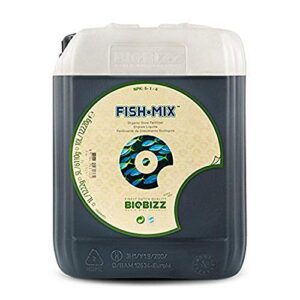 Engrais Biologique Fish Mix 5 litres - BioBizz, engrais émulsion de poisson biologique