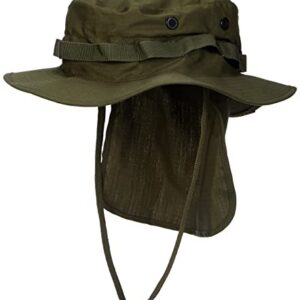 BRIT.BOONIE R/S M.NECKFLAP OLIV