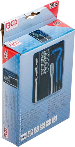 BGS 1952 — Kit de réparation de filets M5 x 0,8 29 pièces – Image 5