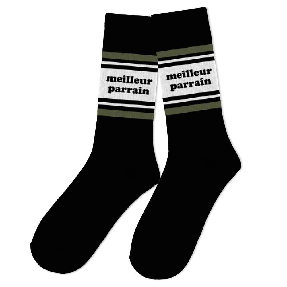 STC — Chaussettes homme Meilleur Parrain taille 39-45 – Image 2