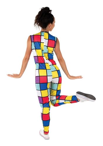 P'TIT CLOWN — Déguisement Combinaison Fluo Adulte S/M – Image 2