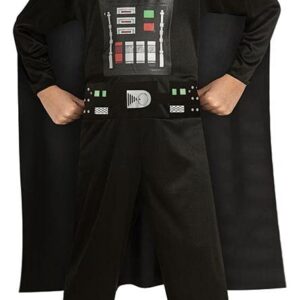 RUBIE'S Star Wars Officiel - Déguisement Entrée de Gamme Dark Vador (Enfant) - Taille 7-8 ans Carnaval