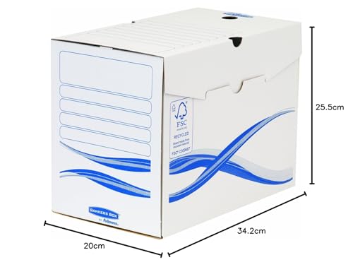 FELLOWES Basic — Lot de 10 Boîtes d'archives A4+ 20 cm – Image 5
