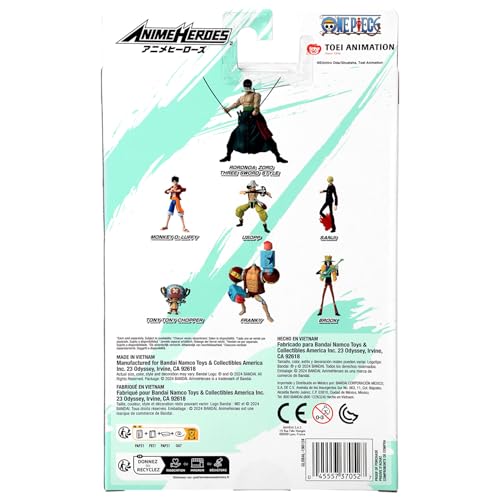 BANDAI Anime Heroes — Figurine Roronoa Zoro 17 cm – Image 3