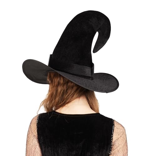 P'TIT CLOWN — Chapeau de Sorcière Femme Velours – Image 2