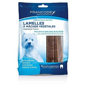 LAMELLES A MACHER DENTAIRES POUR CHIOT/PETIT CHIEN
