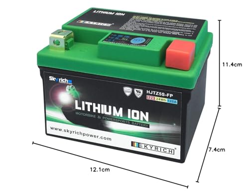 SKYRICH HJTZ5S-FP — Batterie lithium moto – Image 6