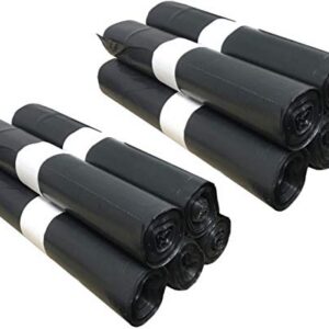 Sacs poubelle classiques predecoupes NOIR 130Litres rouleau de 20 LOT DE 10