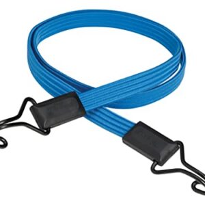 Master Lock Flat Bungee 120cm Double Crochet Bleu