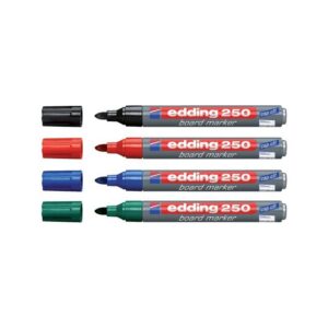 Alternative view of EDDING 250 — Étui de 4 marqueurs pour tableaux blancs