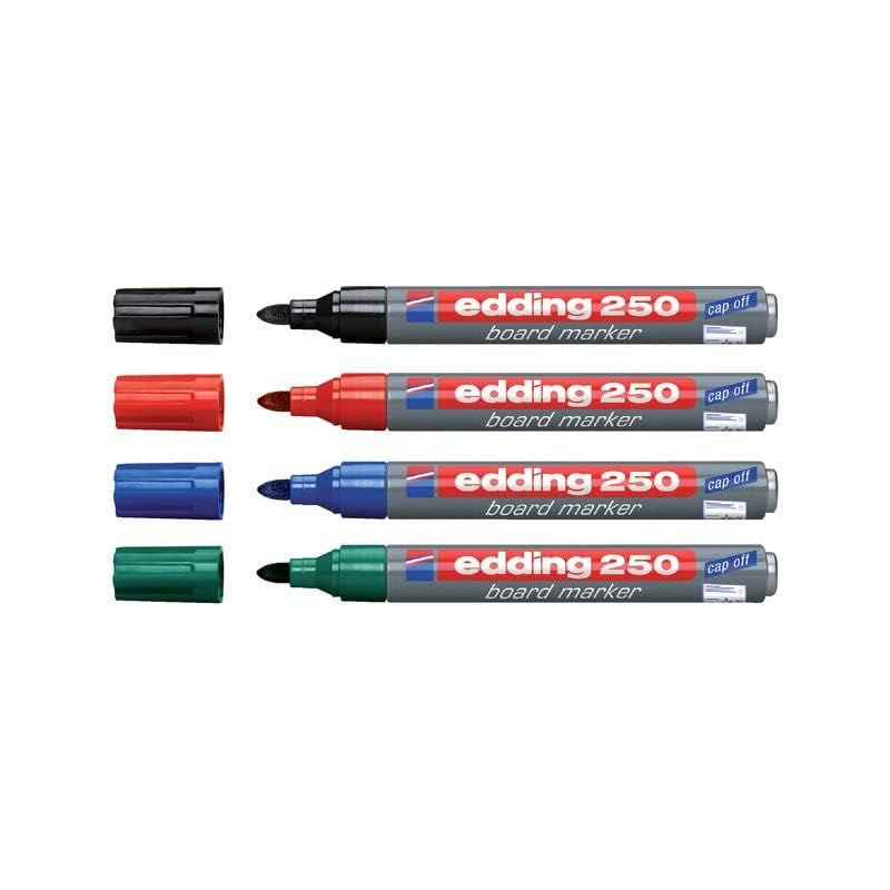 EDDING 250 — Étui de 4 marqueurs pour tableaux blancs – Image 2